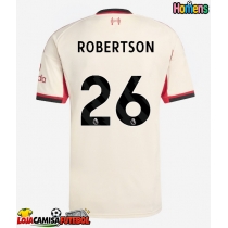 Camisa de Futebol Liverpool Andrew Robertson #26 Equipamento Secundário 2025-26 Manga Curta
